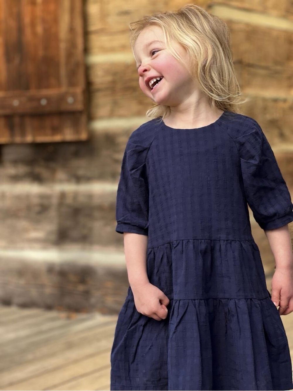 Vignette Alice Dress in Navy